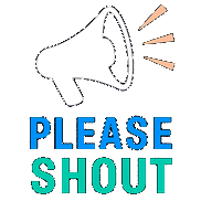 Please Shout Logo